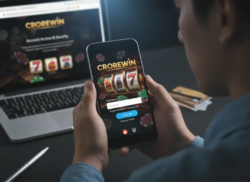 Crorewin login help for account access and security